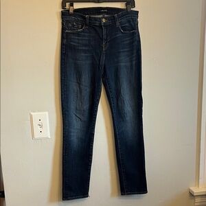 J Brand cropped rail size 29 5 pocket denim jeans.